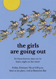 Coven Night - Girls' Night Invitation by Richard Scarry