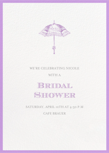 Contorno - Bridal Shower Invitation by Paperless Post