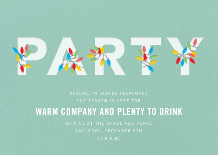 Tangled Up in Yule - Holiday Party Invitation by Paperless Post