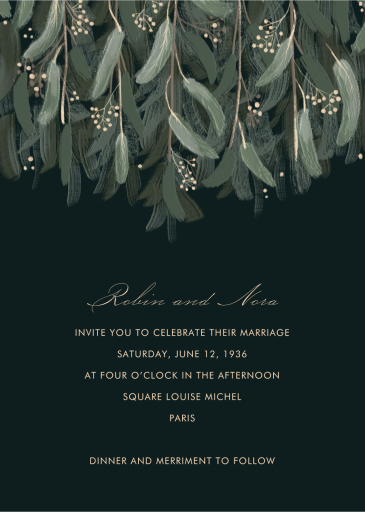 Verdure - Wedding Invitation by Paperless Post