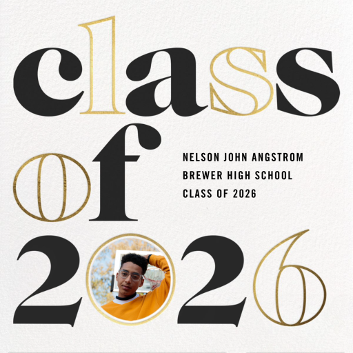 Head of the Class - Announcement by Paperless Post