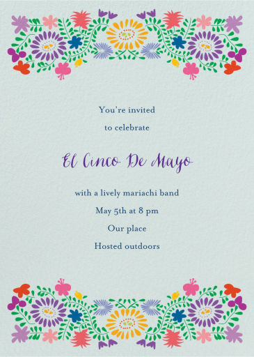 Oaxacan Flowers - Invitation by Paperless Post