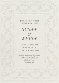 Opulent Border (Invitation) by Martha Stewart