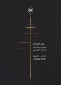 Tree Topper - Business Holiday Card by Paperless Post