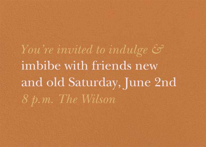 Recitativo - Dinner Party Invitation by Venamour