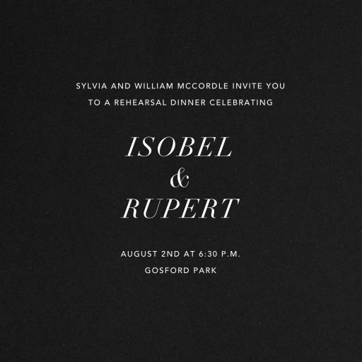 Love Struck - Photo - Rehearsal Dinner Invitation by Kelly Wearstler - Back