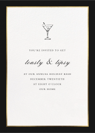 Oro (Tall) - Holiday Party Invitation by Paperless Post