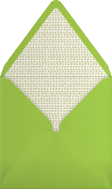 Chartreuse Deckle - Paperless Post Envelope