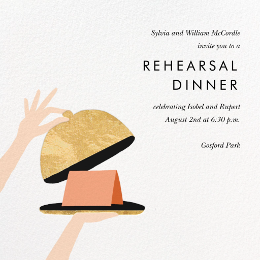Cloche - Rehearsal Dinner Invitation by Rifle Paper Co.