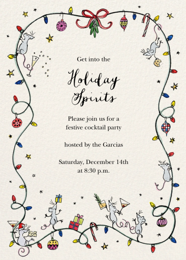 Season Aglow - Invitation by Kirby x Art