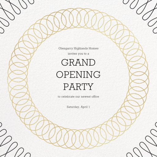 Spirals - Launch Party Invitation by Paperless Post