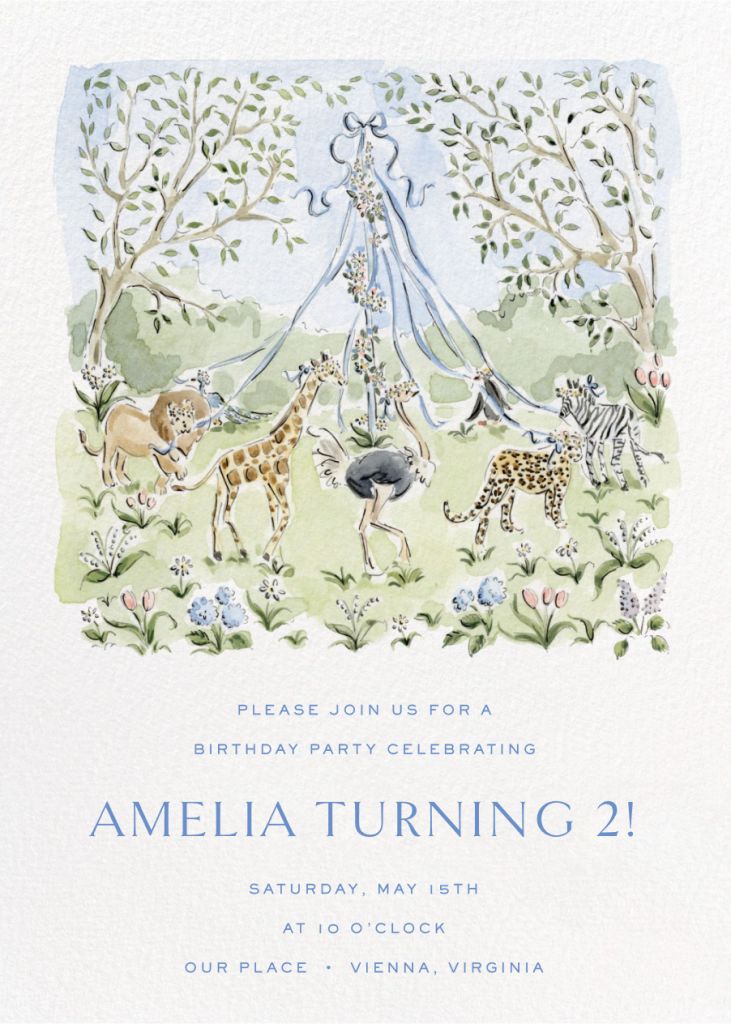 Maypole (Riley Sheehey) Invitation
