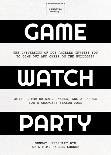 Team Stripes (Customizable Template) - Alumni Event Invitation by Paperless Post