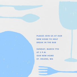 Place Setting - Square - Housewarming Invitation by Paperless Post