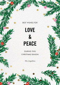 Metallic and Mistletoe - Christmas Card by kate spade new york