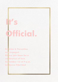 Fillet - Engagement Party Invitation by Paperless Post