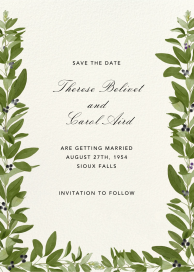 Lush Vines - Save the Date by Felix Doolittle