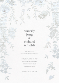 Fleurs d'Alençon - Wedding Invitation by Oscar de la Renta