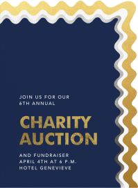 Wiggly Squiggle - Fundraiser Invitation by Paperless Post