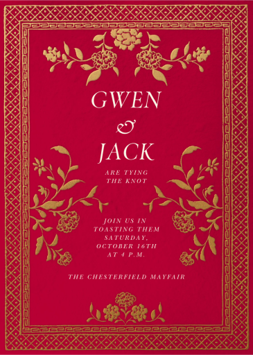 Henan - Bridal Shower Invitation by Paperless Post