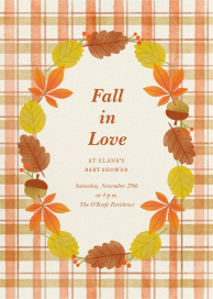 Fall Flannel - Baby Shower Invitation by Paperless Post