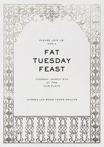 Pontalba - Mardi Gras Invitation by Paperless Post