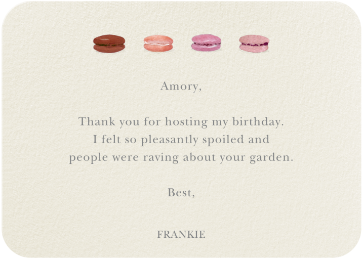 Macarons Quartet - Stationery by Felix Doolittle