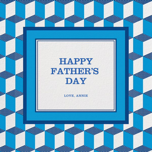 Deco Cubes - Greeting Card by Jonathan Adler