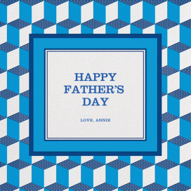 Deco Cubes - Greeting Card by Jonathan Adler