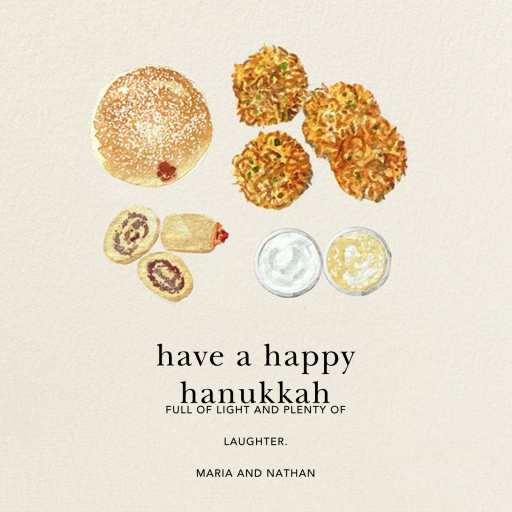 Fritto Misto - Hanukkah Card by Felix Doolittle