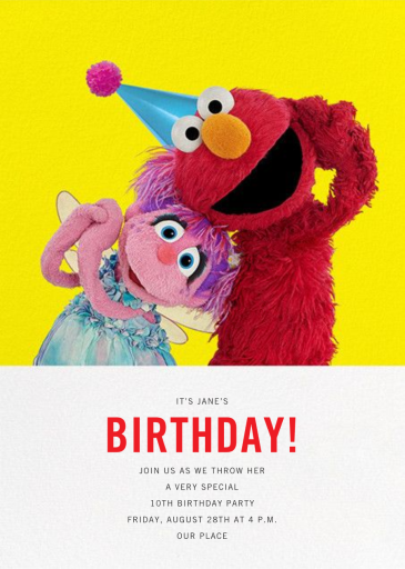 Birthday Fun by Sesame Street