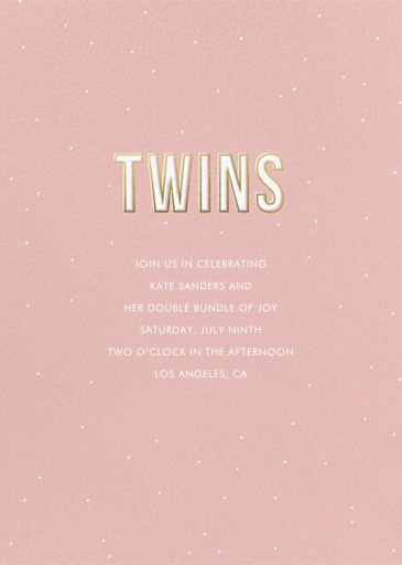 Gold Outline Block Lettering by Sugar Paper