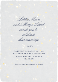 Glint of Gold - Wedding Invitation by Paperless Post