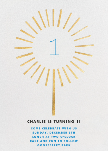 Year of the Sparkler by Paperless Post