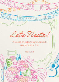 Fiesta Tablescape - Birthday Invitation by Paperless Post