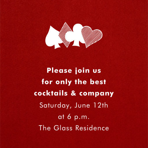 Crimson - Party Invitation by Paperless Post