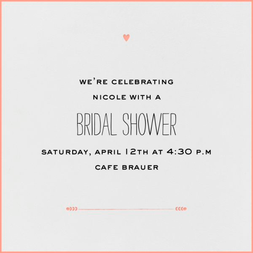 The Raleigh - Bridal Shower Invitation by Mr. Boddington's Studio
