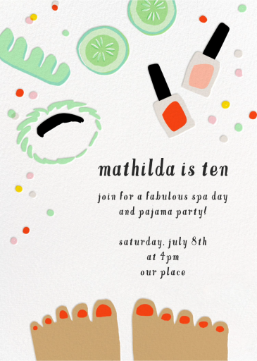 Best Feet Forward - Birthday Invitation by Hello!Lucky