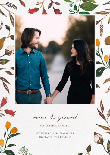 Harvest Market (Photo Save the Date) - Save the Date by Happy Menocal