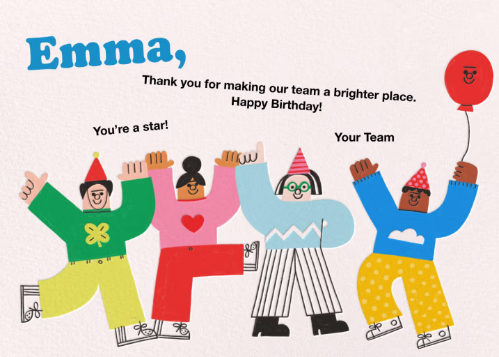 Party Crew - Birthday Card by Tess Smith-Roberts