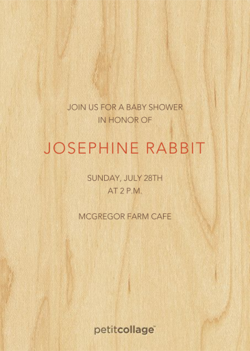 Forest Parade (Double-sided) by Petit Collage - Back