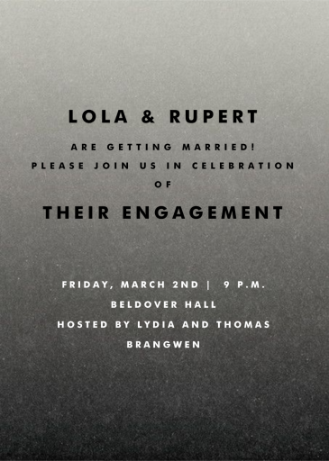 Gradient Full - Engagement Party Invitation by Paperless Post