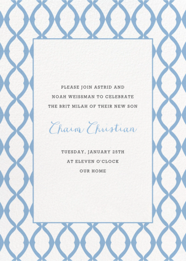 Lady Bexborough - Bris/Baby Naming Invitation by Paperless Post