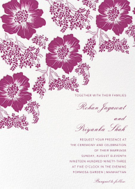 Falling Poppies II by Oscar de la Renta