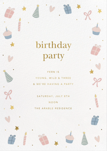 Pink and Blue Party by Sugar Paper