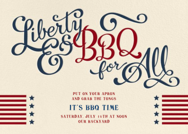 Liberty & BBQ for All by Crate & Barrel