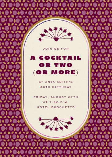 Cobblestone - Birthday Invitation by Jungalow