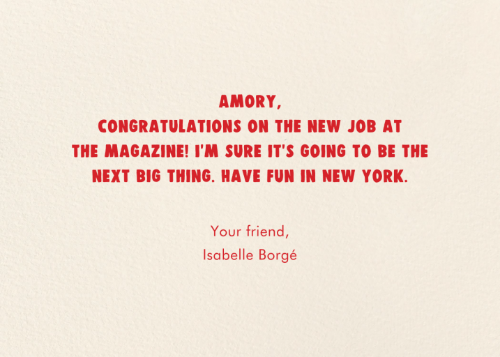 Ain’t No Lie - Greeting Card by Party Mountain - Back