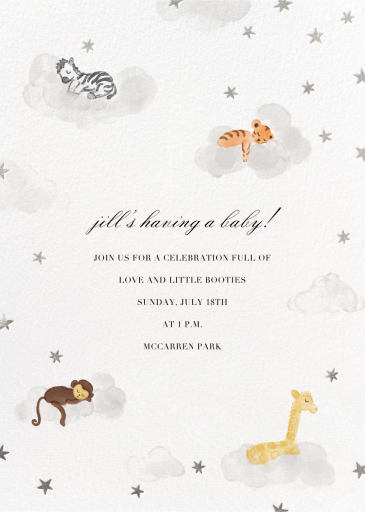 Starry Slumber - Baby Shower Invitation by Paperless Post