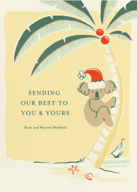 White Sand Christmas - Christmas Card by Paperless Post